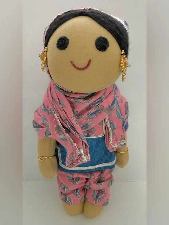 Handmade fabric dolls - Picture 2 of 16